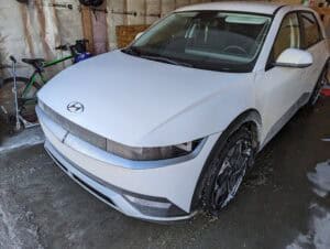 Electric Vehicle in Calgary winter