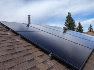 Are solar panels a good investment in Calgary? Rooftop solar installation on a Calgary house on shingle roof