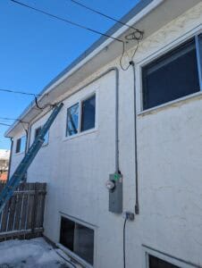 bowness calgary 100 amp panel upgrade for basement suite before
