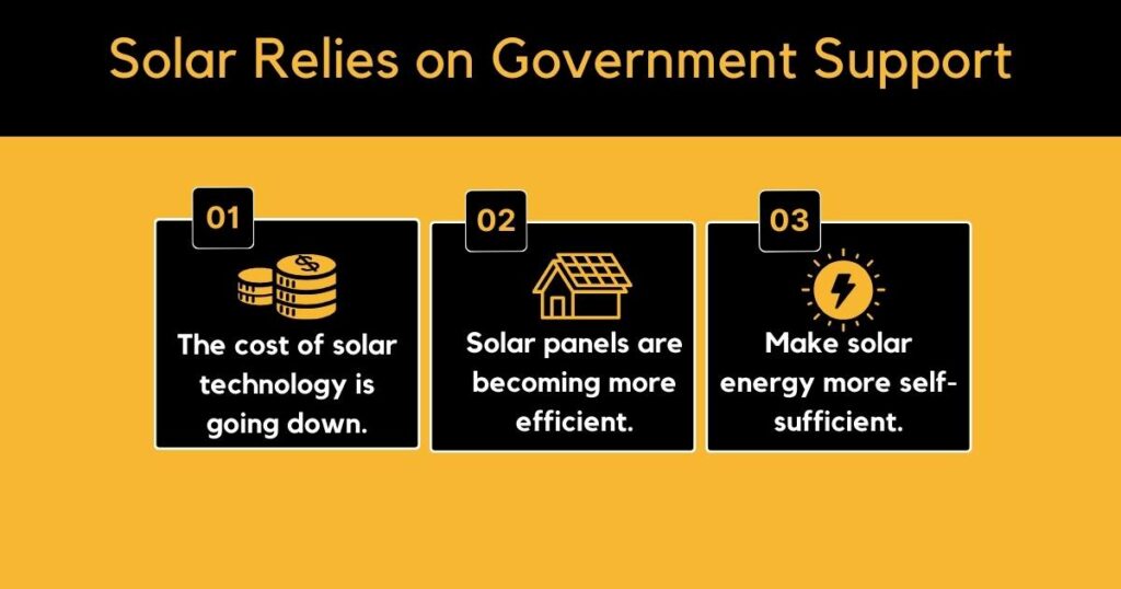 Solar Relies on Government Support
