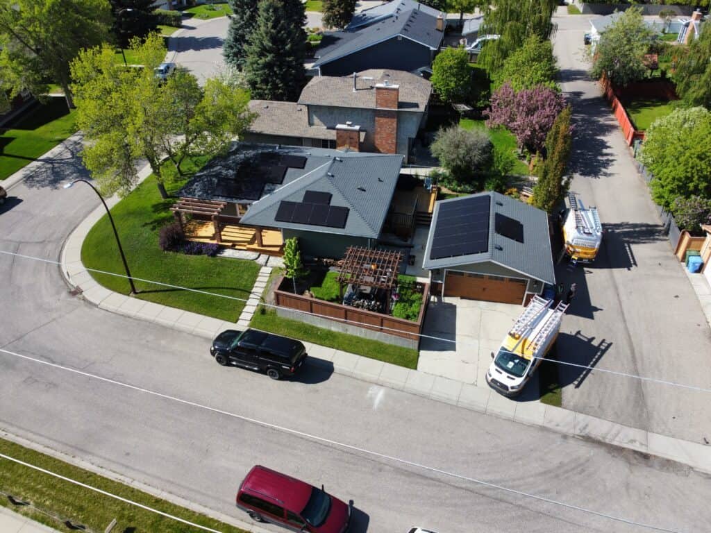 11 kW solar installation in Sundance SW Calgary main