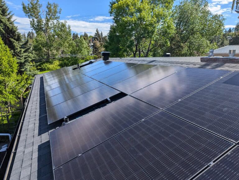 solar pv wildwood calgary close up