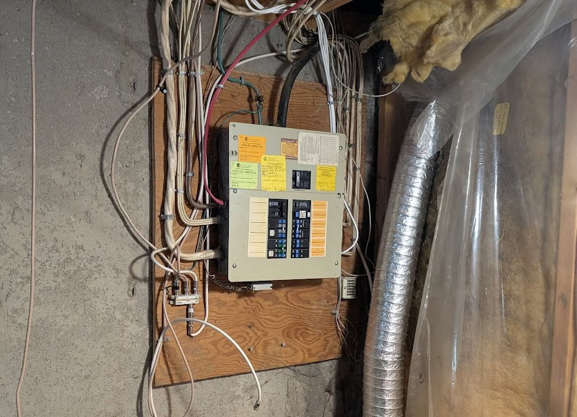 old electrical panel in calgary