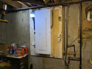 Electrical panel upgrade for a Calgary basement suite