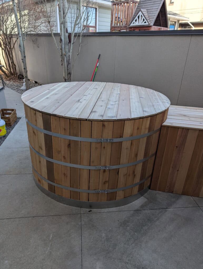 Licensed Calgary electrician running conduit for hot tub wiring