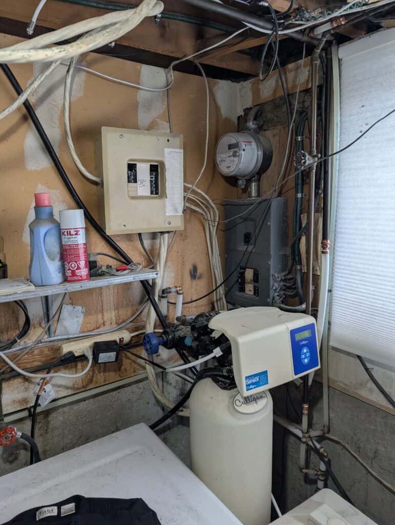 Federal Pacific Stab-Lok electrical panel being replaced in a Calgary home