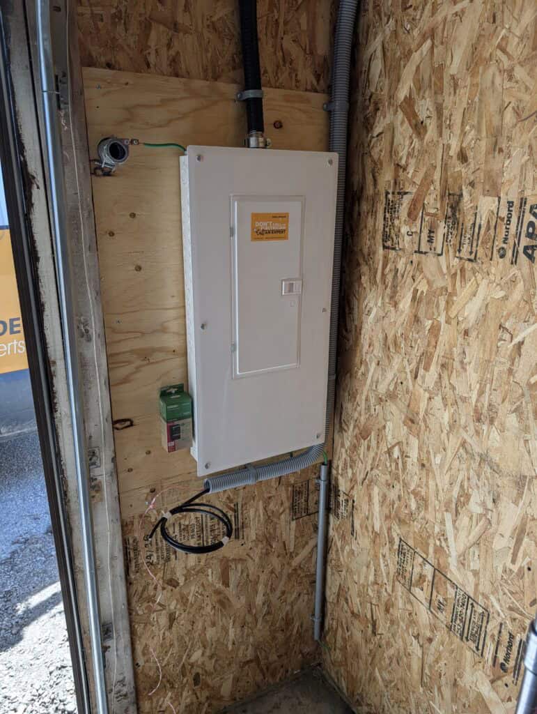 200 amp garage panel in haysboro